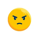 Angry Emoji Emoticon Emotion Expression Feeling SVG Icon